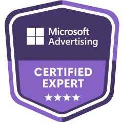 Microsoft Advertising Certified Expert badge